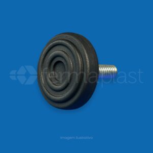 Nivelador 30 x M8 x 32 mm de alta resistência para ajuste de altura em móveis e equipamentos. Base de 30 mm e rosca M8 para estabilidade total. Qualidade Fermaplast. Confira!