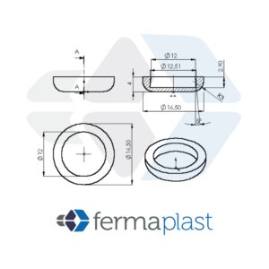 PRODUTO - 20006 Tampa Cabeça Parafuso 1/4"