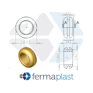 Passa Fio 12 Mm Pvc