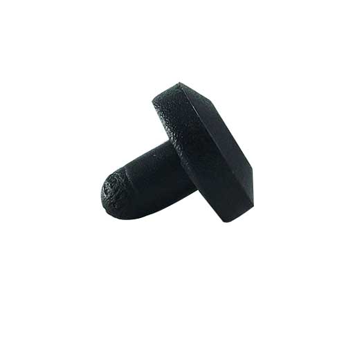 Pé para Cadeira Empilhável 17x6x10 mm em PVC Duro. Garanta máxima durabilidade, proteção de pisos e estabilidade no empilhamento com a qualidade Fermaplast. Confira agora!