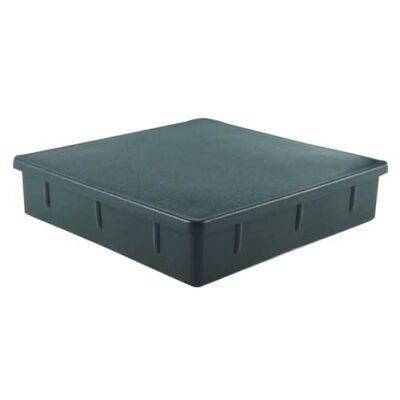 Ponteira 100x100mm Interna Reta de alta resistência para tubos quadrados grandes. Acabamento perfeito e proteção estrutural com qualidade Fermaplast. Confira agora!