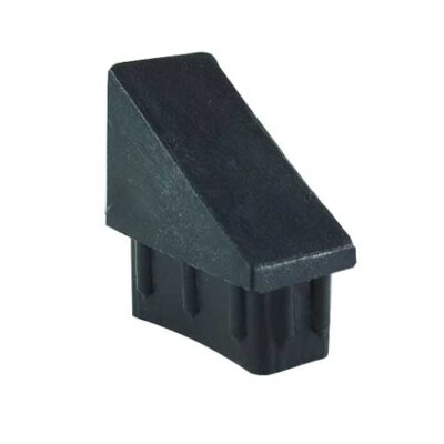 Ponteira 20x40mm Interna Chanfrada de alta resistência para tubos inclinados. Acabamento angular perfeito e proteção para o piso com qualidade Fermaplast. Confira!
