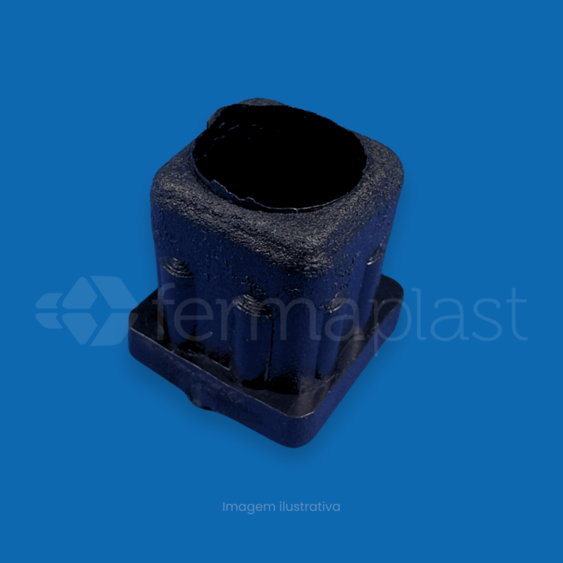 Ponteira Plástica 15x15 Mm Interna Reta