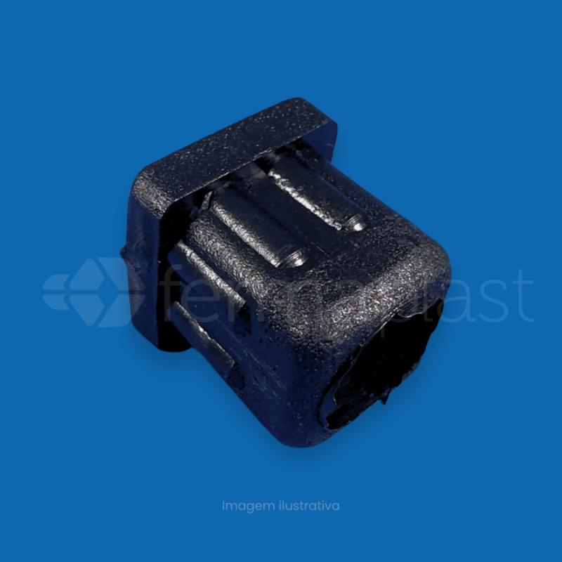 Ponteira Plástica 15x15 Mm Interna Reta
