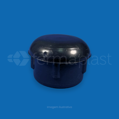 Ponteira 1" Interna Abaulada de alta resistência para tubos redondos. O acabamento curvo ideal para móveis e estruturas de 25,4 mm com a qualidade Fermaplast. Confira agora!