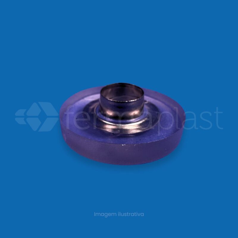 Sapata Ilhos 34 mm Pvc Transparente
