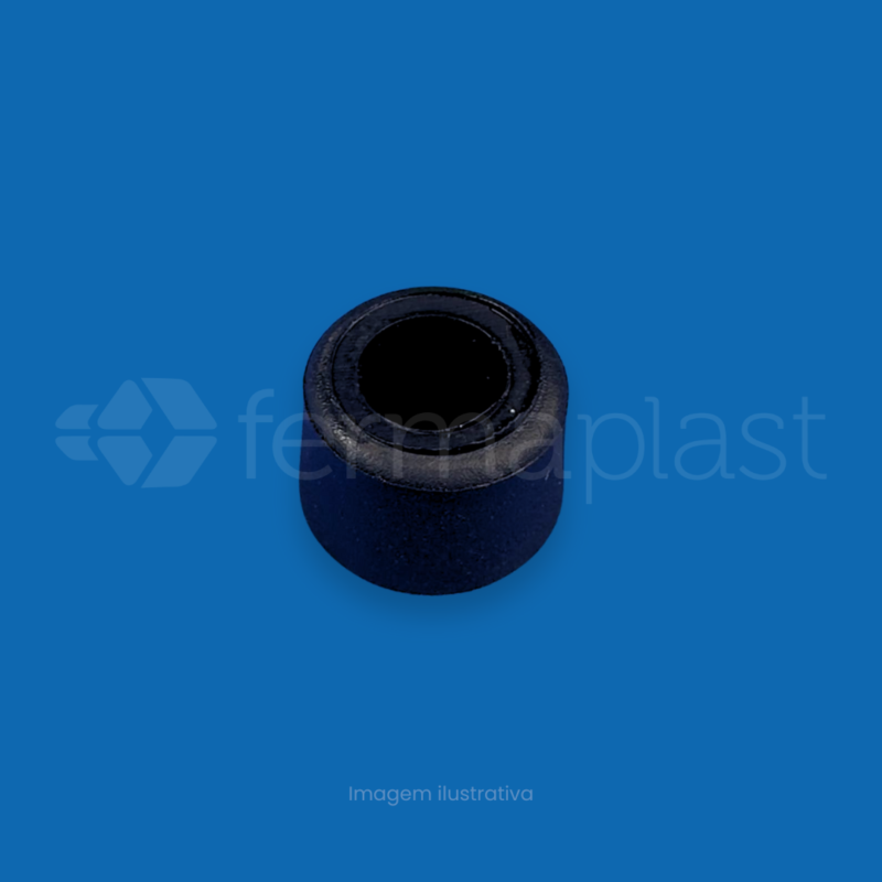 Pezinho Furado 15x10 mm Pvc Mole / Duro